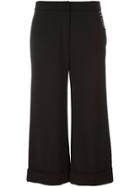 Alexander Wang Ring Detailed Cropped Trousers - Black