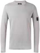 Stone Island Shadow Project - Arm Patch Jumper - Men - Cotton - L, Grey, Cotton