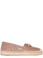 Gucci Brown Pilar Quilted Leather Espadrilles