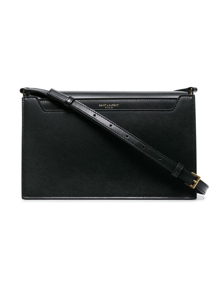 Saint Laurent Green Catherine Leather Shoulder Bag