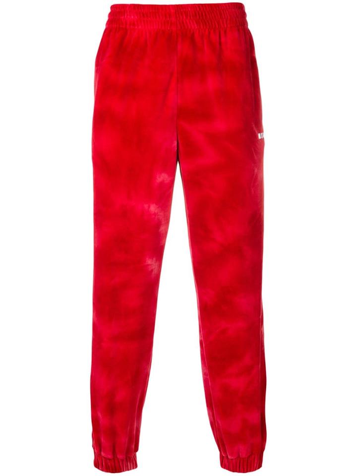 Msgm Velvet Tapered Trousers