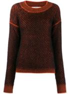 Tela Zigzag Pattern Jumper - Black