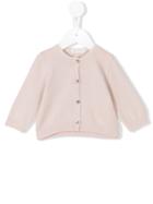 Pèqueno Tocon - Classic Cardigan - Kids - Cotton - 0-3 Mth, Pink/purple