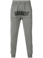 Dsquared2 Logo Panel Track Pants - Grey