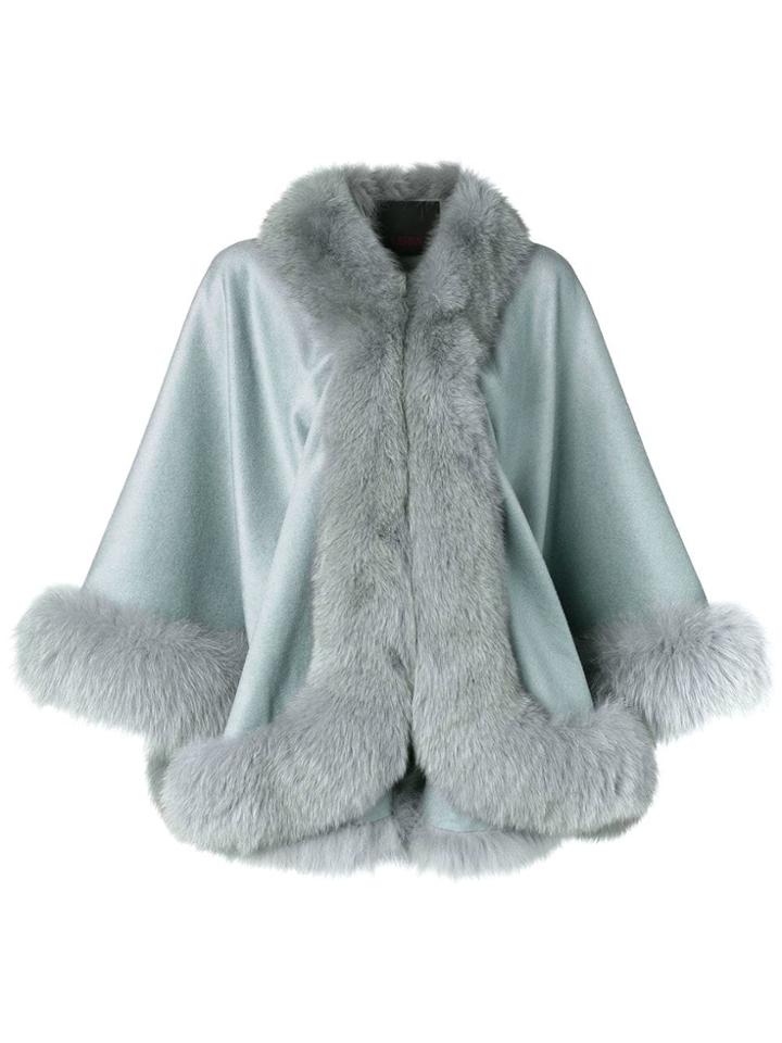 Liska Cashmere Flared Coat - Grey