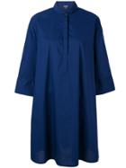 Woolrich A-line Shirt Dress - Blue