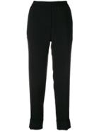 Bottega Veneta Cropped Tailored Trousers - Black
