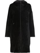 32 Paradis Sprung Frères High Neck Coat - Black