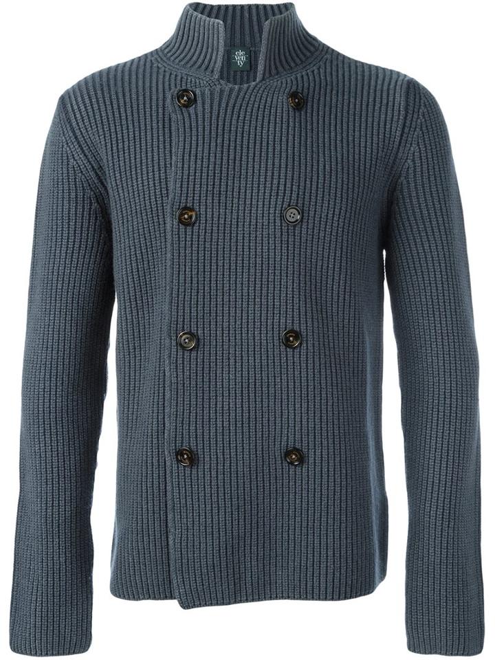 Eleventy Double-breasted Cardigan
