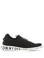 Dkny Zip Panelled Sneakers - Black