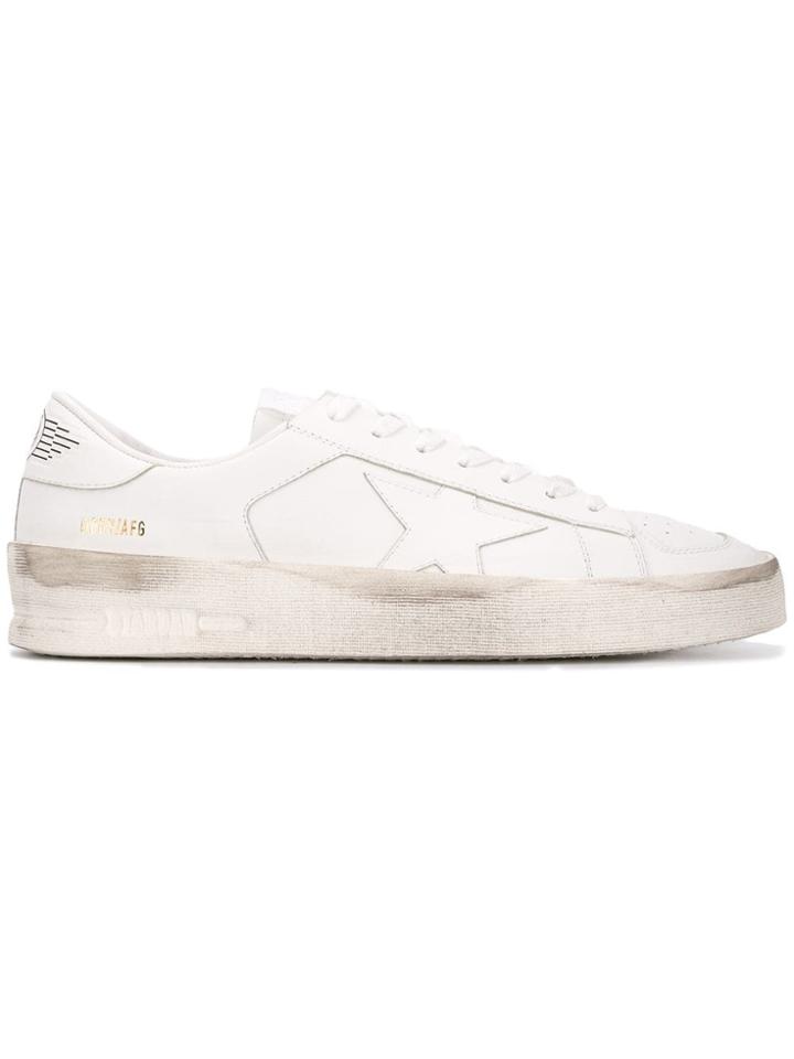 Golden Goose Panel Lace-up Sneakers - White