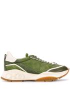 Jimmy Choo Raine Colourblock Sneakers - Green