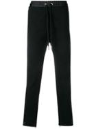 Diesel Embroidered Jogging Trousers - Black