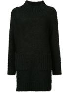 Issey Miyake Vintage Chunky Knit Jumper - Black