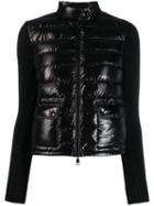 Moncler Panelled Padded Jacket - Black