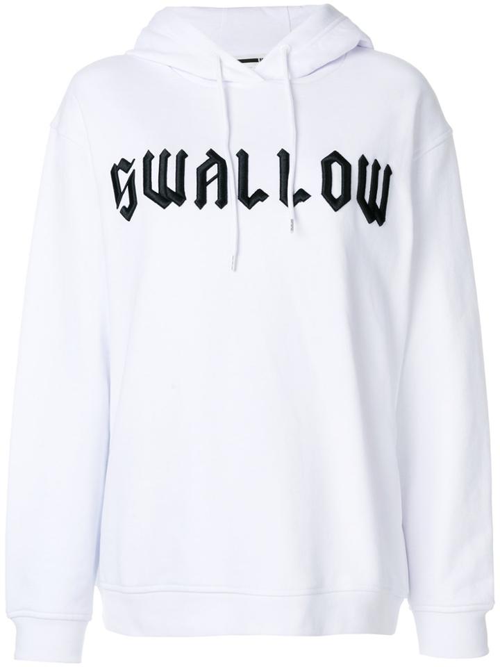 Mcq Alexander Mcqueen Swallow Hoodie - White