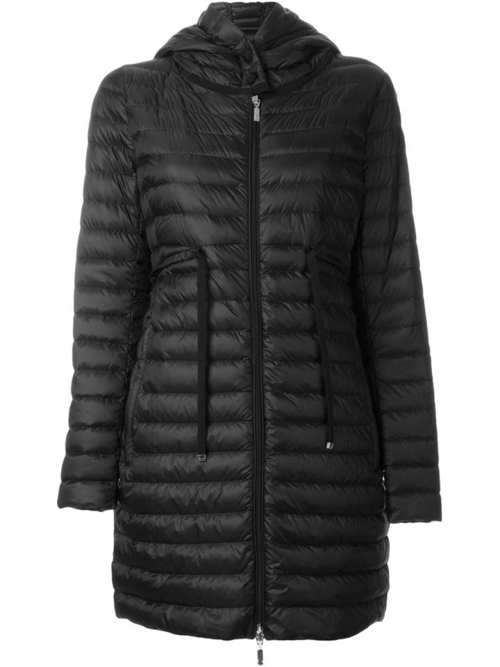 Moncler 'barbel' Padded Coat, Women's, Size: 4, Black, Polyamide/feather Down