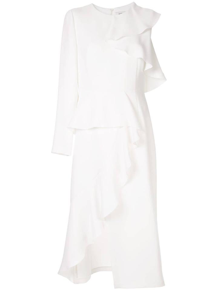 Goen.j Asymmetric Dress - White