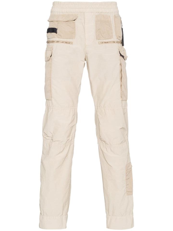 1017 Alyx 9sm Multi Pocket Straight Trousers - Neutrals