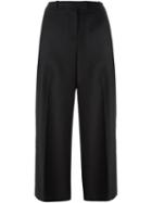 Michael Michael Kors Tailored Culottes, Women's, Size: 2, Black, Polyester/spandex/elastane/viscose/wool