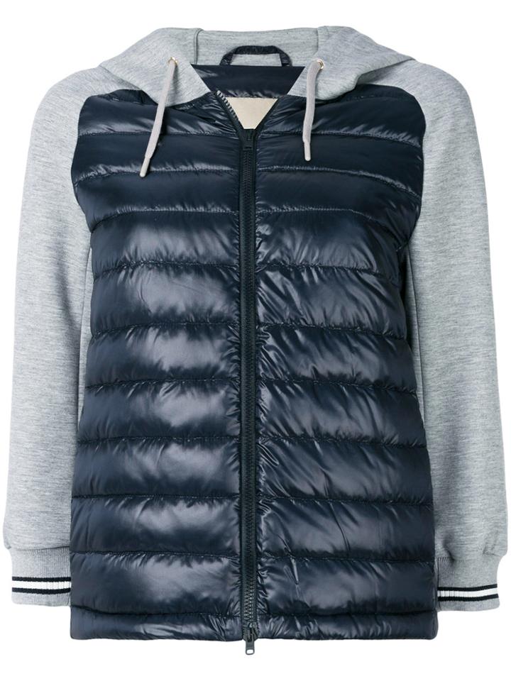 Herno Padded Hoodie - Blue