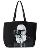 Karl Lagerfeld Karl Legend Photographer Tote Bag - Black