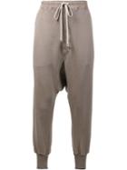 Rick Owens Drkshdw 'prisoner' Drawstring Sweatpants, Men's, Size: Small, Brown, Cotton