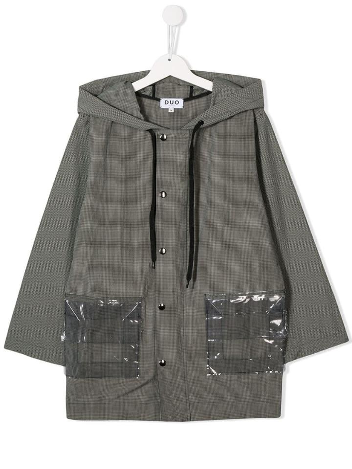 Natasha Zinko Kids Teen Duo Rain Jacket - Grey