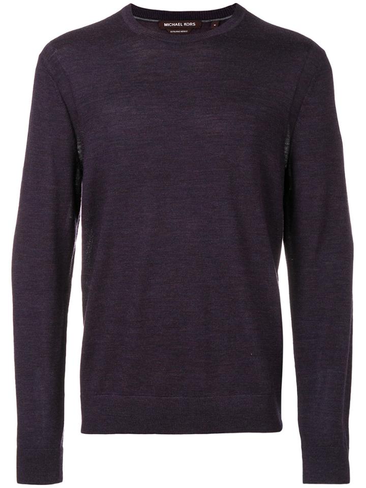 Michael Kors Round Neck Sweater - Pink & Purple