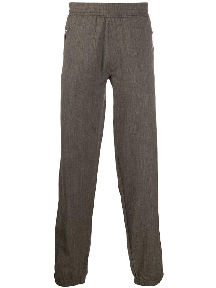 Neil Barrett Woven Track Pants - Neutrals