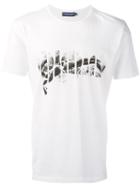 Frescobol Carioca Print T-shirt, Men's, Size: Medium, White, Cotton