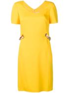 Emilio Pucci Printed Ribbon Belt Dress - Yellow