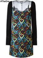 Mary Katrantzou Showmanship Print Dress, Women's, Size: 12, Black, Silk/polyamide/polyester/viscose