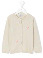 Knot - Embroided Cardigan - Kids - Cotton - 4 Yrs, Nude/neutrals