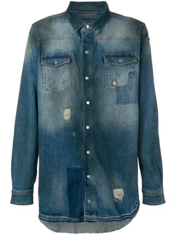 Super Légère Distressed Shirt - Blue