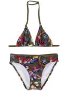 Zadig & Voltaire Kids Abstract Print Bikini - Green