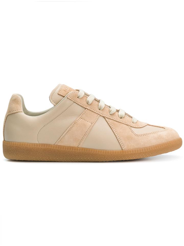 Maison Margiela Colour Block Sneakers - Nude & Neutrals