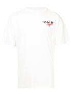 Palm Angels Racing Logos T-shirt - White