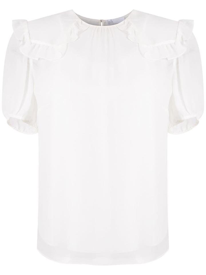 Nk Titi Silk Blouse - White