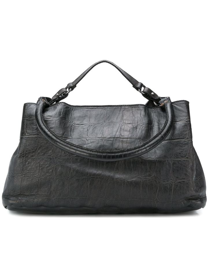 Numero 10 Numero 10 Cervinia Croc Nero Leather - Black