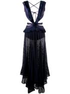 Patbo Cut-out Maxi Dress - Blue