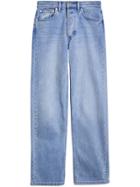 Burberry Straight Fit Stonewashed Jeans - Blue