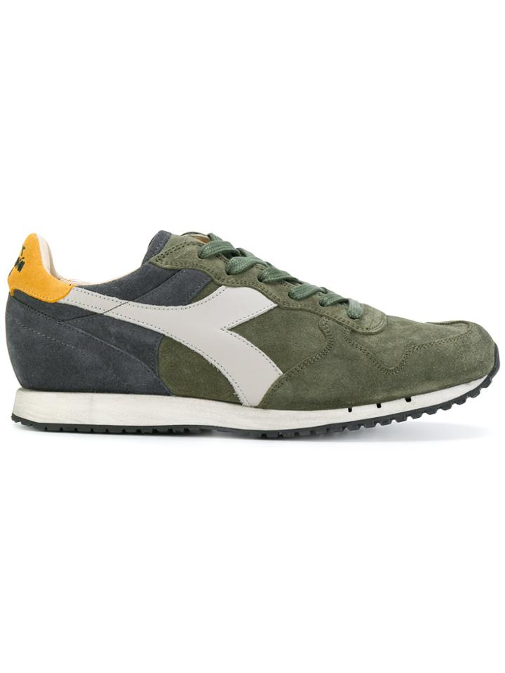 Diadora Panelled Sneakers - Green