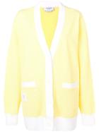 Thom Browne Seersucker Oversized Cardigan - Yellow
