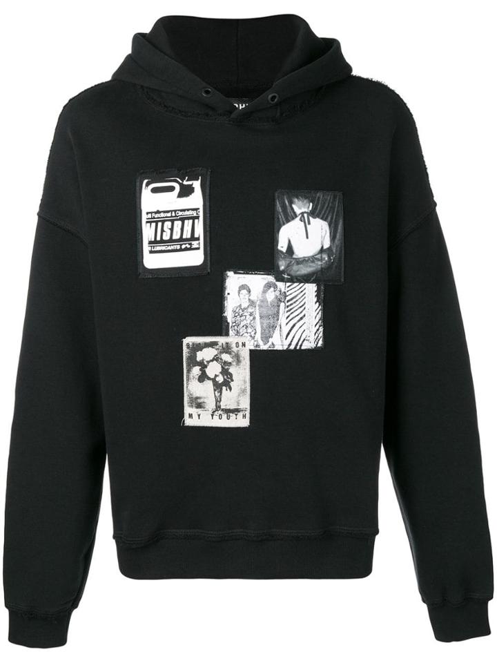 Misbhv Graphic Patch Hoodie - Black