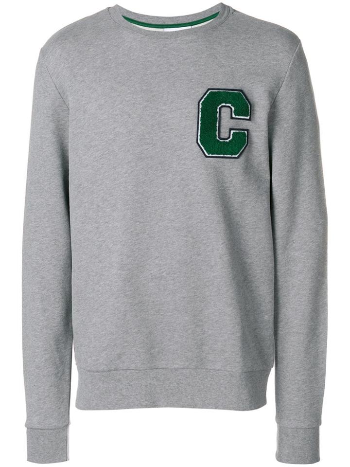 Ck Calvin Klein Terry Logo Sweatshirt - Grey