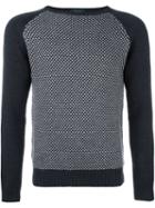 Zanone Crew Neck Sweater, Men's, Size: 52, Grey, Virgin Wool