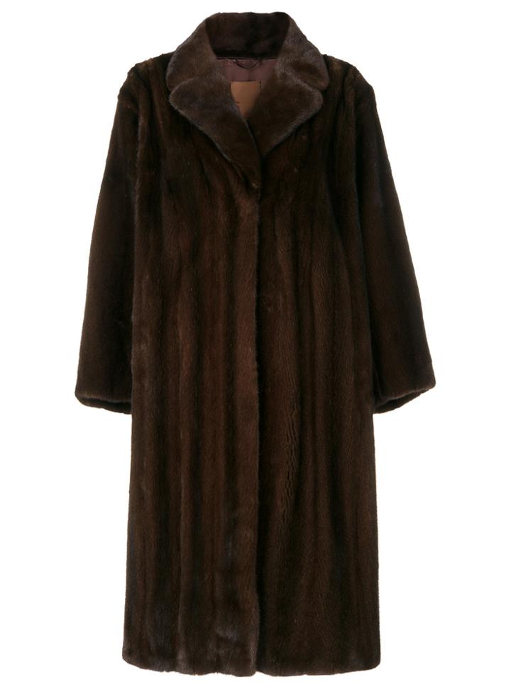 Liska Mid-length Coat - Brown
