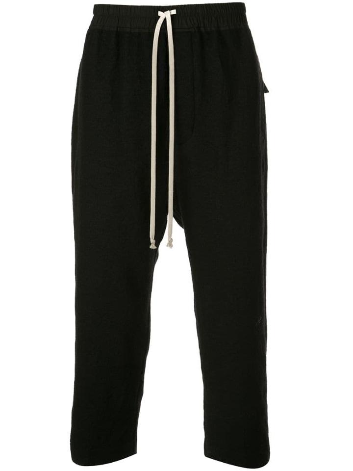 Rick Owens Larry Drop-crotch Trousers - Black