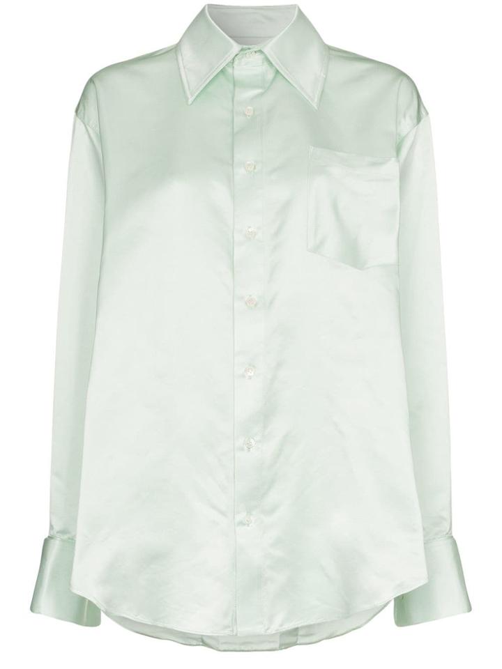 Matthew Adams Dolan Mad Os Oxfrd Shirt Ls Frnt Btn - Green
